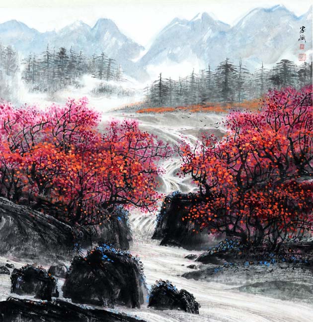006.《.春韵图》 (中国画) 68×68公分.JPG 006.《.春韵图》 (中国画) 68×68公分.JPG
