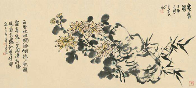 秋雨莲塘59x118cm.jpg 秋雨莲塘59x118cm.jpg