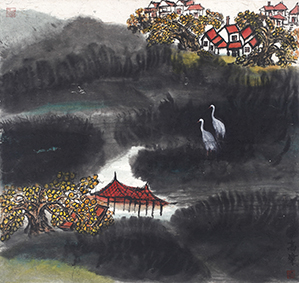 004--2作者:高炜 题目:《安逸》尺寸:90x90cm 2020年.jpg 004--2作者:高炜 题目:《安逸》尺寸:90x90cm 2020年.jpg